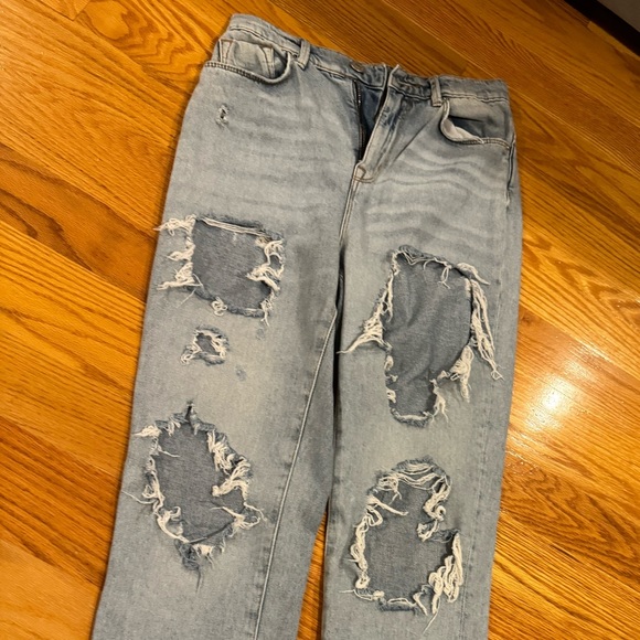 LF Ripped Boyfriend Jeans - Picture 1 of 4